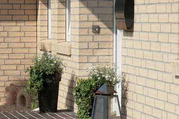 Частный дом из кирпича Ravello песчано-белый