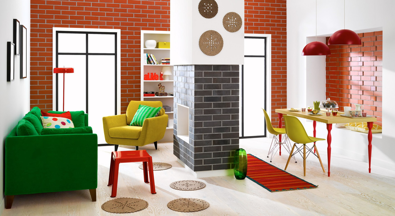 Living room: Clinker with a folk accent Living room: Clinker with a folk accent