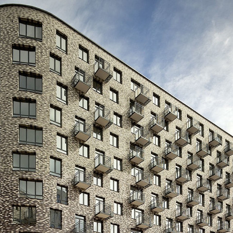 Жилое здание из кирпича Manchester